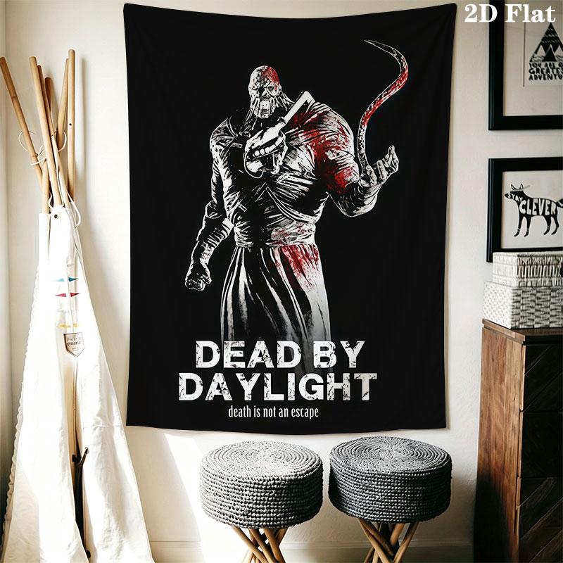 Dead by Daylight Wall Hanging Printed Fabric Blanket Decorative Tapestries for Bedroom Living Room Home Decor