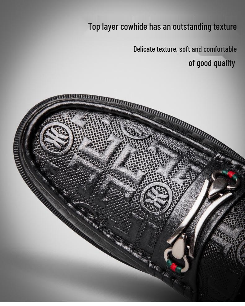 Men's Leather Loafers: Driving, Casual, Business Slip-On Shoes with Soft Sole