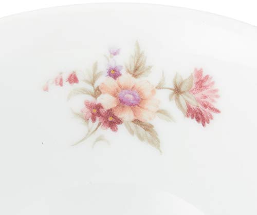NARUMI Floral Boutique Assorted Cup and Saucer Set, 210cc, Set of 5, Microwave Safe, 41721-33459