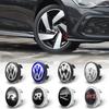For VW VOLKSWAGEN New 4Pcs VW Hub Caps 56mm 60mm Car Wheel Center Wheel Caps Stickers For Volkswagen R Golf 4 Motion GTI Polo To
