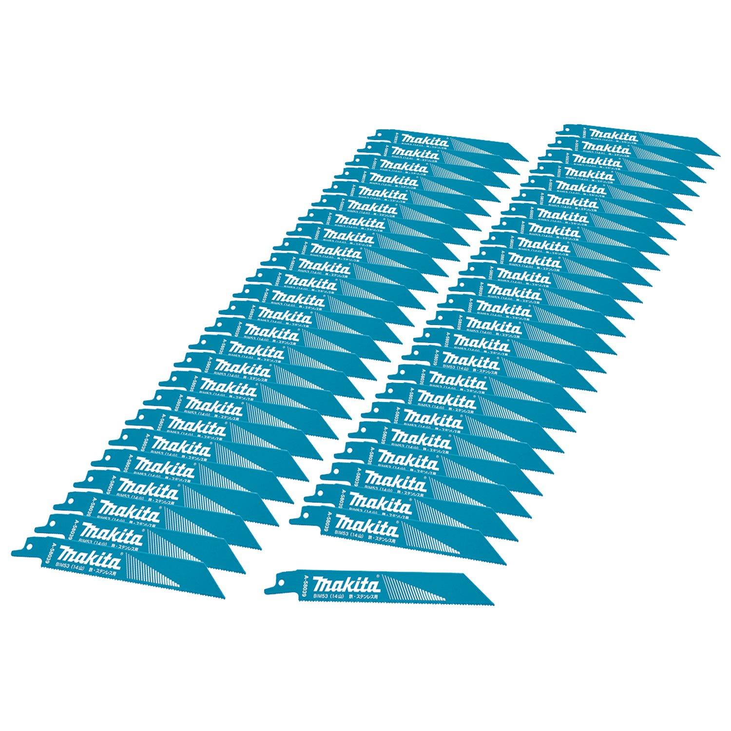 

Makita Reciprocating Saw Blade BIM53 50 pieces A-59499 синій