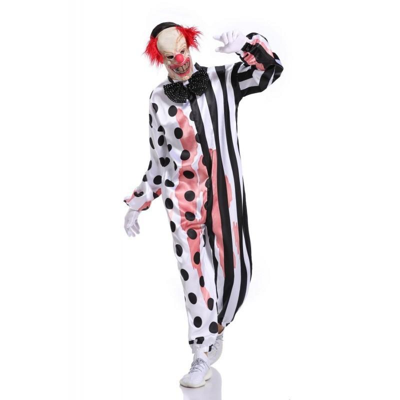 Scary Clown Cosplay Outfit For Men Ideal For Halloween Festivities Shows And