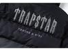 Jachetă cu glugă Trapstar cu broderie gradient - Trendy, groasă, croială largă pentru cupluri