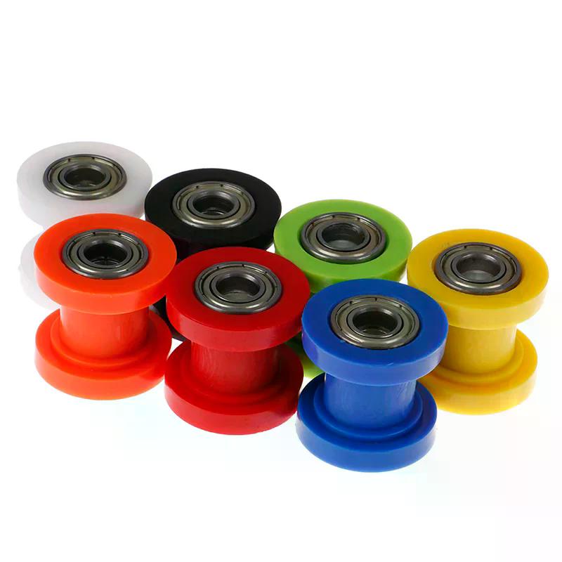 10mm Chain Roller Slider Tensioner Adjuster Pulley Wheel Guide Pit Dirt Bike