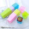 10pcs Mini Basin Square Flower Pot Succulent Plant Trays Garden Nursery Pots Flowerpot For Home Office Decor DIY