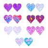 Molde Colgante para Pendientes Molde de Silicona Holográfico Molde para Pendientes en Forma de Corazón para Entusiastas del Bricolaje Molde para Manualidades
