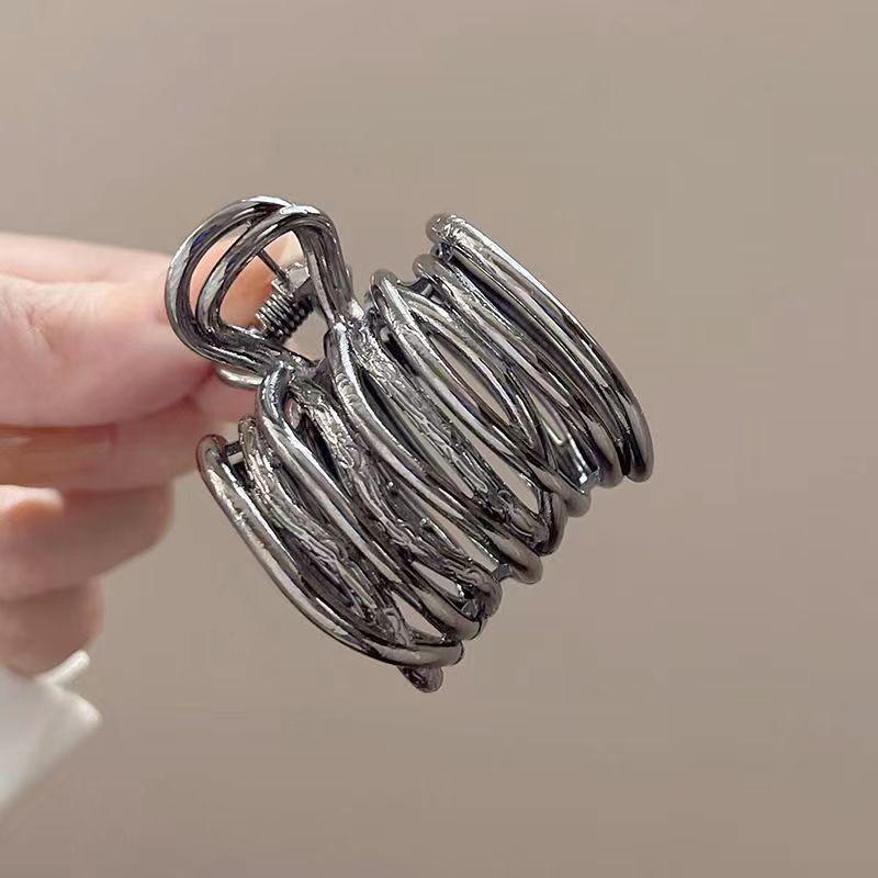 1 Stück Hoher Pferdeschwanz-Clip für Frauen Mode Metall Haarspange Mädchen Klemmen Mädchen Feste Haarnadel Krallenclip Haarschmuck Kopfschmuck