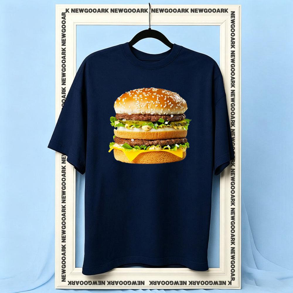 Burger Shirt Women Unisex Summer Cotton Graphic T Shirts Adult Streetwear Camisetas Shortsleev Breathable Oneck Trending