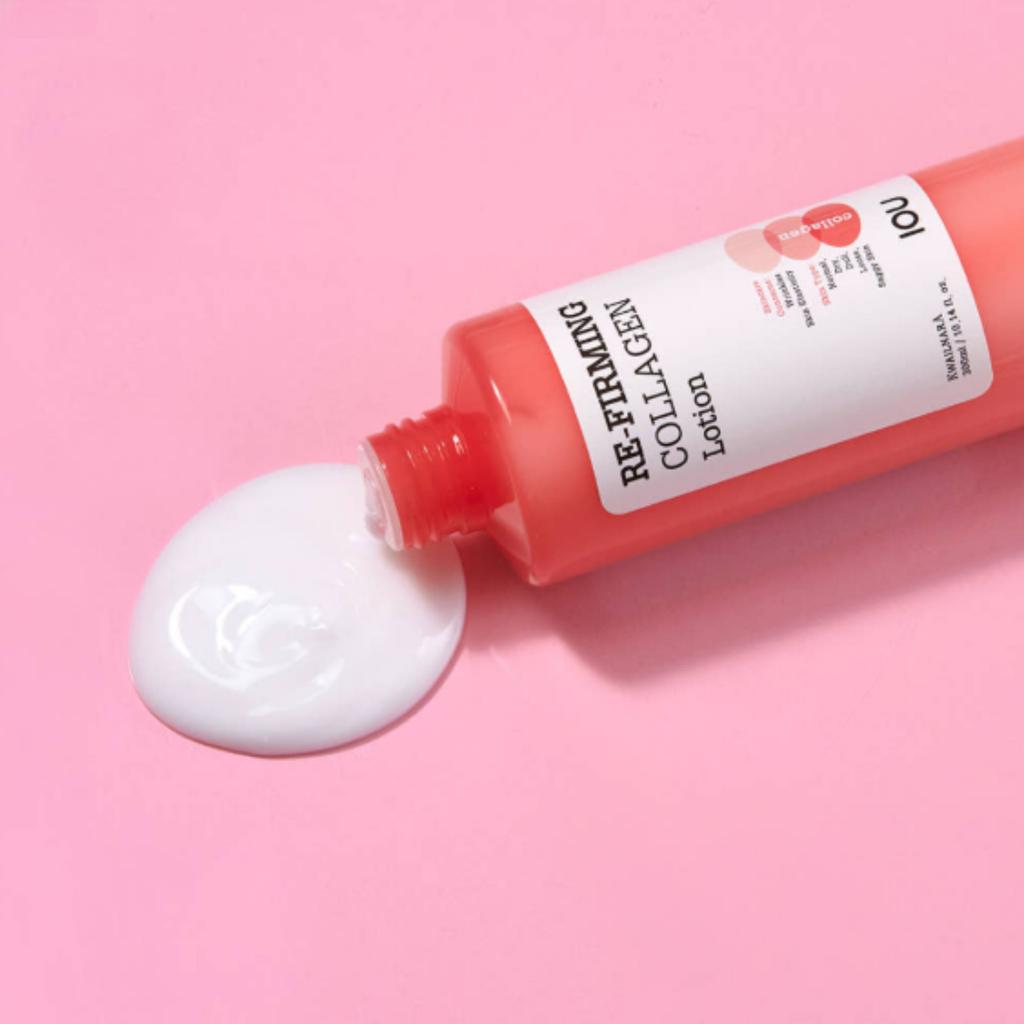 IOU straffende Kollagen Haut 300ml + Emulsion 300ml Set