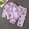 Flannel Children'S Pajamas Autumn And Winter Coral Fleece Boys' Baby Children'S Loungewear Set