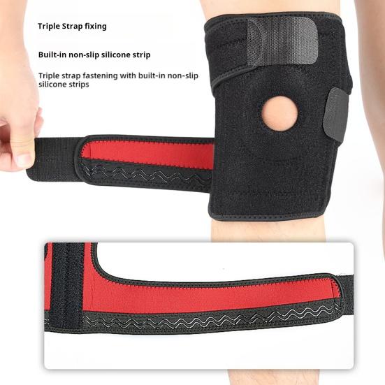 Adjustable Knee Brace Knee Pain Relief Patella Stabilization Support Sports Fitness Running Knee