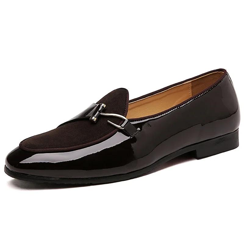 

Формальные мужские туфли из искусственной кожи - классические туфли на весну/осень для делового стиля - туфли-оксфорды из натуральной кожи US 4(EUR 37) коричневый