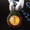 New glazed Shurangama mantra pendant pendant, scripture protection, men's and women's necklaces