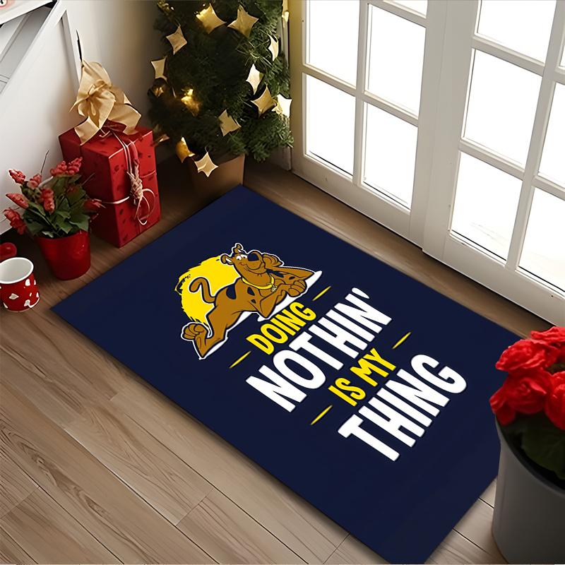 [1pc SCOOBY-DOO Office Carpet] Easy Maintenance Chair Rug for Conference Room Use, Durable Area Sofa Floor Mat