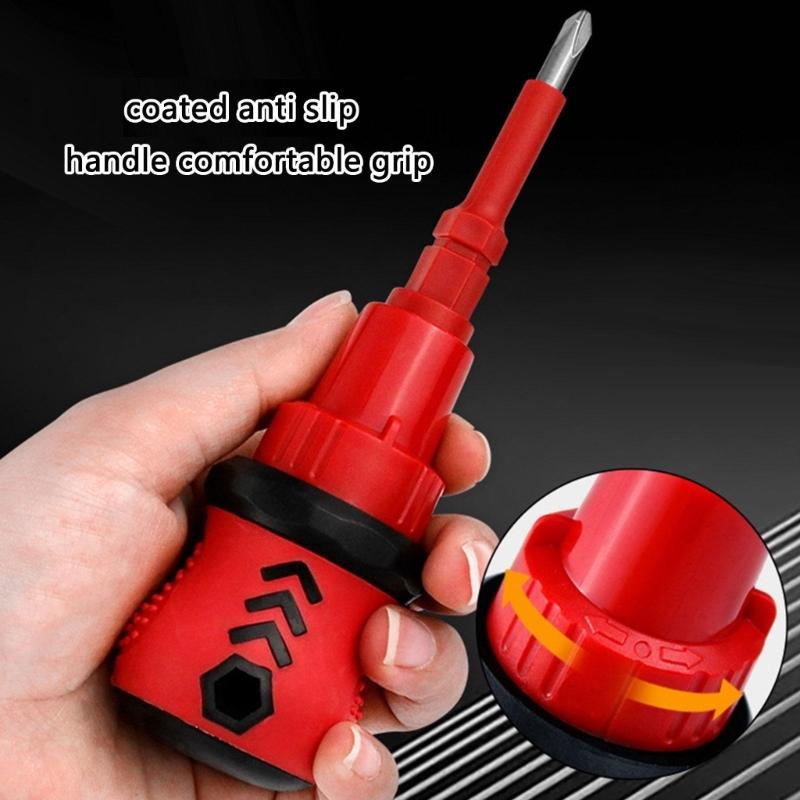 Professional 34 Piece Ratcheting Screwdriver Kit For DIY Projects Electronics Assembly Home Improvement and Outdoor Work
