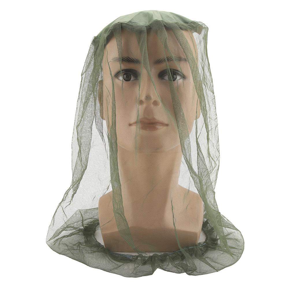 Mosquito Head Net Hat Anti Sun Bucket Hat with Hidden Net Mesh Protection from Bee Green