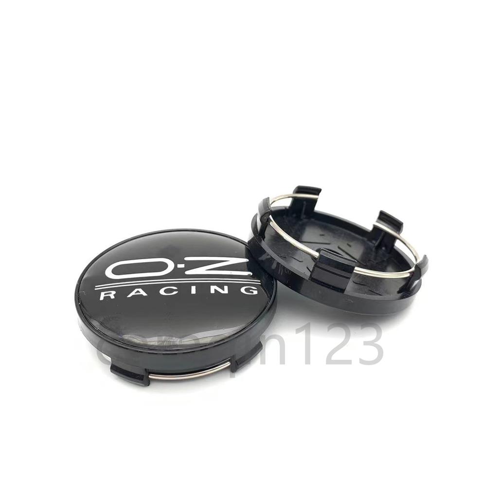4 ΤΕΜΑΧΙΑ 60mm OZ Racing Καλύμματα Κέντρου Τροχού Αυτοκινήτου Σήμα Εμβλήματος Λογότυπο Τροχού Ετικέτα Αξεσουάρ Στυλ Αυτοκινήτου