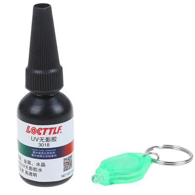 10 ml UV-Kleber, aushärtender, transparenter Kristallglas-Reparatur-Flüssigkleber