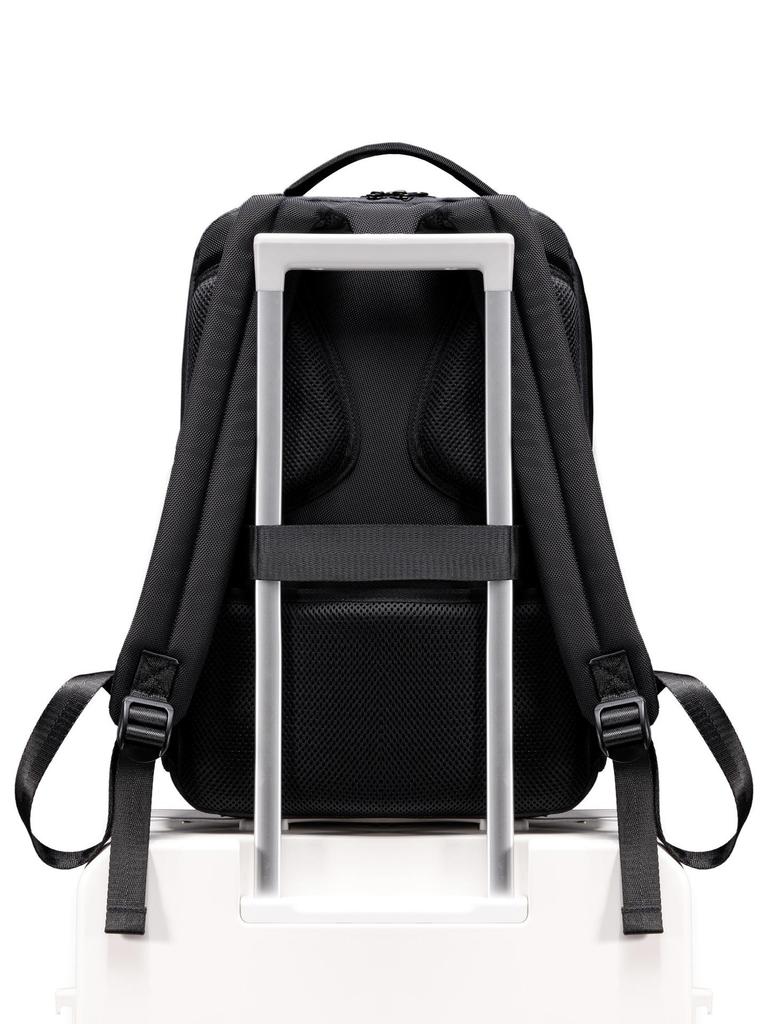 Men's High-End Expandable Backpack: Business Travel Laptop Bag, Lightweight and Stylish