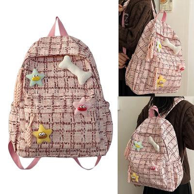 Rucksack Fashion Bookbags for Girl Student Backpack Double Strap Shoulder Bag Pack School Book Bag Travel Bag