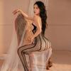 Sexy Fishnet Open Bra Body Stockings Women Bodysuit Erotic Lingerie Hollow Out Transparent Jumpsuit Catsuit Sex Porno Costumes