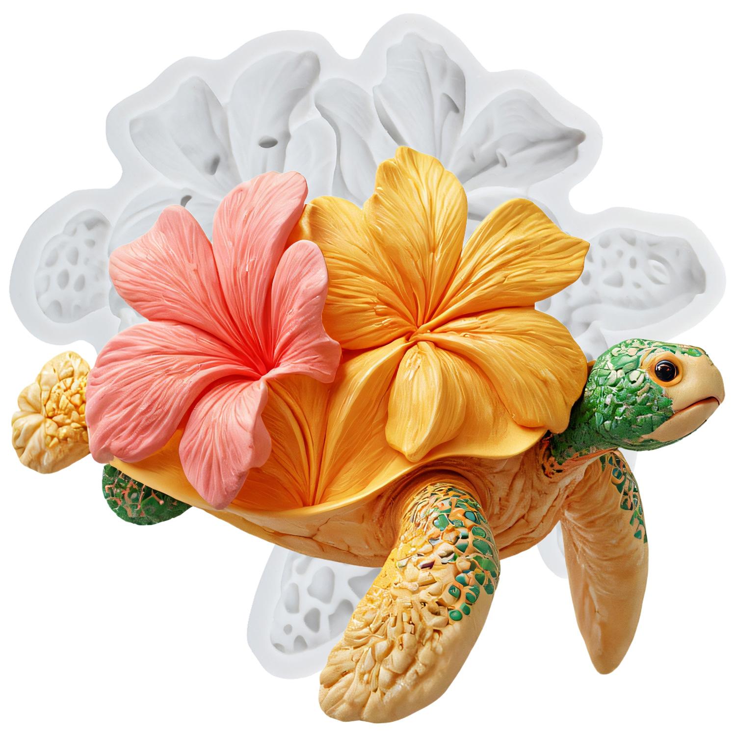 

Sea Turtle Silicone Molds Turtle Fondant Mold Cake Decorating Tools Cupcake Topper Candy Resin Clay Chocolate Gumpaste Mold