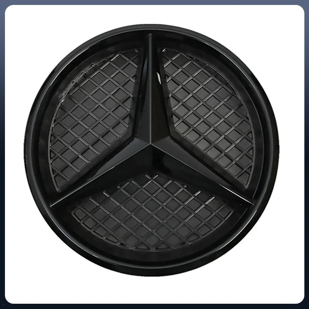 Car Sticker Silver And Black OE Style Front Grill Star Emblem Chrome Logo Badge For Mercedes Benz W176 W246 W205 W212 W207 W217