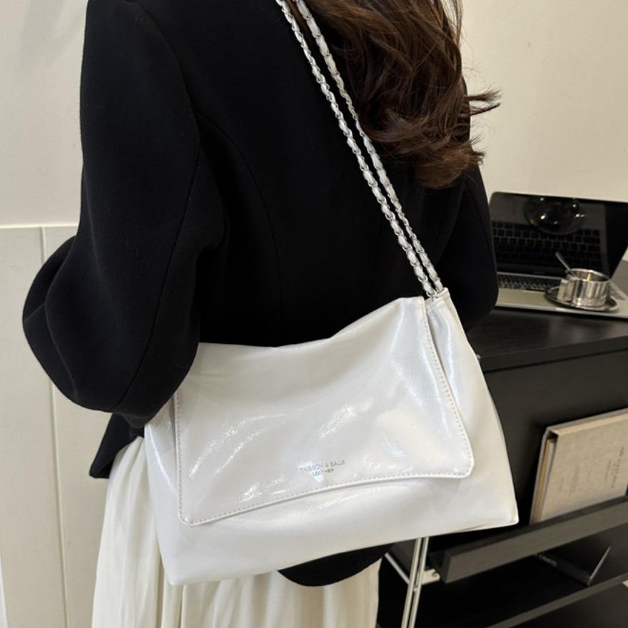 PU Leather Handbags Square Underarm Bags All-match Chain Single Shoulder Bag Outdoor