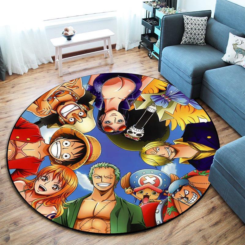 Scimmia D Carina. Tappeto Luffy dal manga giapponese ONE PIECE è morbido, per la casa, la camera da letto, decorazione zerbino, e tappeto antiscivolo E2