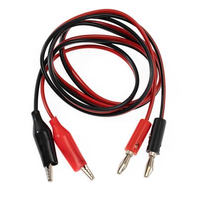 1Meter Crocodile Clip Alligator Cilp To Banana Plug Test Cable Lead Connector Dual Tester Probe for Multimeter Measure Tool