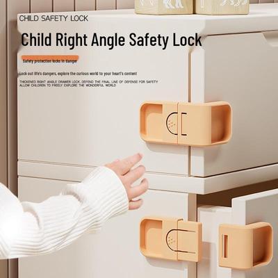 Kindersicherheit Anti-Zug Schubladensicherung, 90° Rutschsicherung Schranktürsicherung.