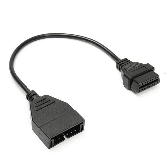 Diagnostický skener 12pinový Obd1 až 16pinový kabel převodníku Obd2 pro GM auto