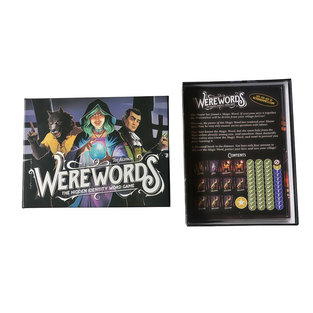 

Hidden Identity Word Board Game, Werewolf-Style Word-Guessing Game, Interactive Card Toy For Multi-Person Gatherings Card Game, Board Game, Ideal