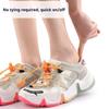 1 Paar/3 Paar Runde Elastische Schnürsenkel Ohne Binden Schnürsenkel für Sneaker und Freizeitschuhe Schnell An- und Ausziehbare Schnürsenkel