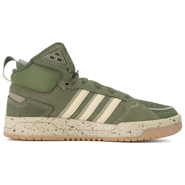 Adidas Neo 100Db Comfortable Casual Trendy Slip-Resistant Shock-Absorbing Wear-Resistant Mid-Top Skate Shoes Unisex Skate Shoes Yellow Green HP6896