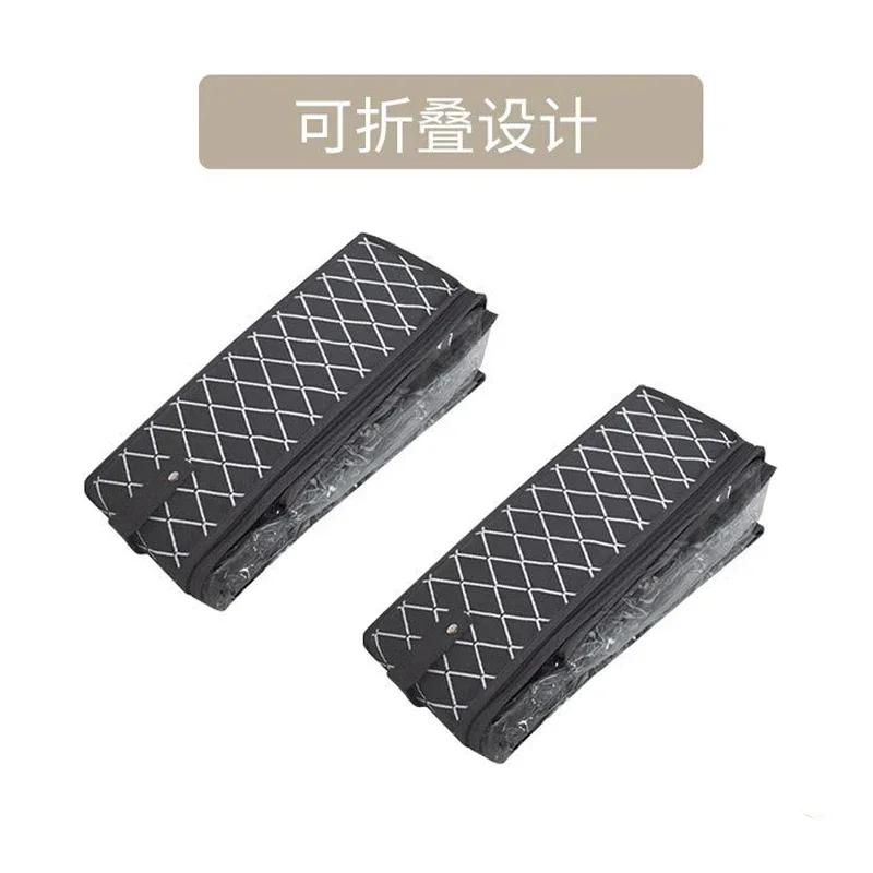 1Pc Closet Bed Shoe Storage Boxes Foldable Underbed Shoesorganizer Containers Under Bed Storage Bags Home Shoe Rack Organizer