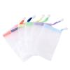50Pcs Hangable Bath Foaming Mesh Bags with Drawstring Shower Gel Saver Pouch  for Facial Cleanser