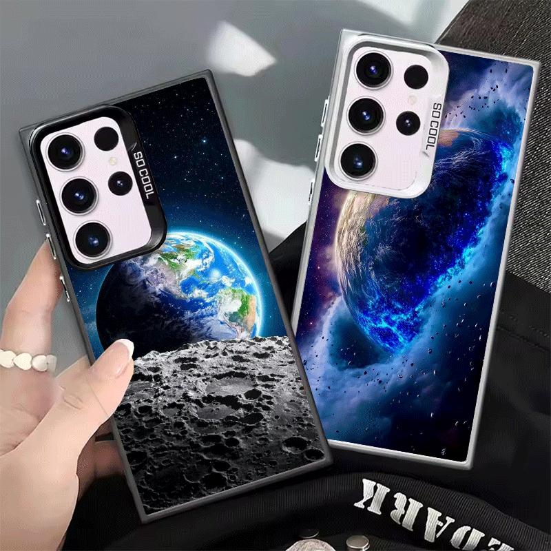 Earth Stars Space Universe Shockproof Phone Case for Samsung Galaxy S26 Edge S25 Ultra S24 FE S23 Plus S21 Cover Anti Fall Funda