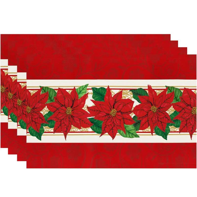Christmas Series Western Food Table Mats: Multiple Options for Kitchen & Dining Room