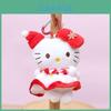 Hello Kitty Christmas Plush Doll With Pp Cotton Filling For Gift Giving