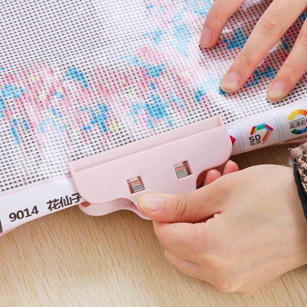 Handwerk DIY Werkzeuge Stickerei Abdichtung Klemme Diamant Malerei Zubehör Kreuzstich Werkzeug Clip