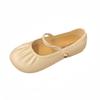 Mary Jane single shoes new ballet single shoes one word with shallow mouth beanie shoes fairy style flat shoes