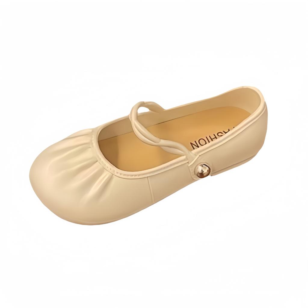 Mary Jane single shoes new ballet single shoes one word with shallow mouth beanie shoes fairy style flat shoes