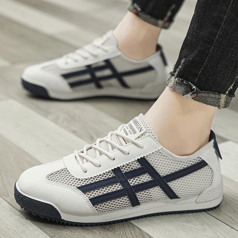 Women Summer Skateboard Shoes Breathable Men Running Sneakers Casual Kids White Sport Shoes Plus Size