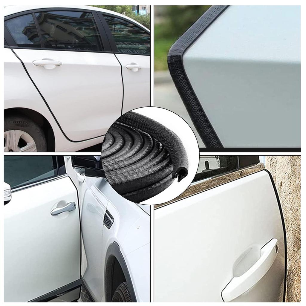 KENASTA Autotürkantenschutz U-Form Ohne Kleber 5M Schalldämmung Windgeräuschreduzierung