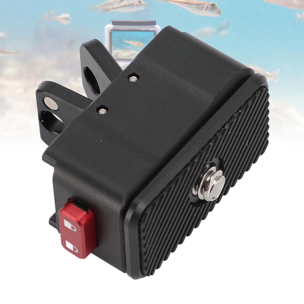 Action Kamera Quick Release Halterung Aluminium Legierung Dual Klaue Adapter Verlängerung Basis mit 1/4 Zoll Thre