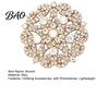 Bridal Dress Brooch Hollowout Star Rhinestone for Women, Dainty Decorative Lapel Shiny Badge Pin, Sparkling Jewelry Accessory Daily Wedding