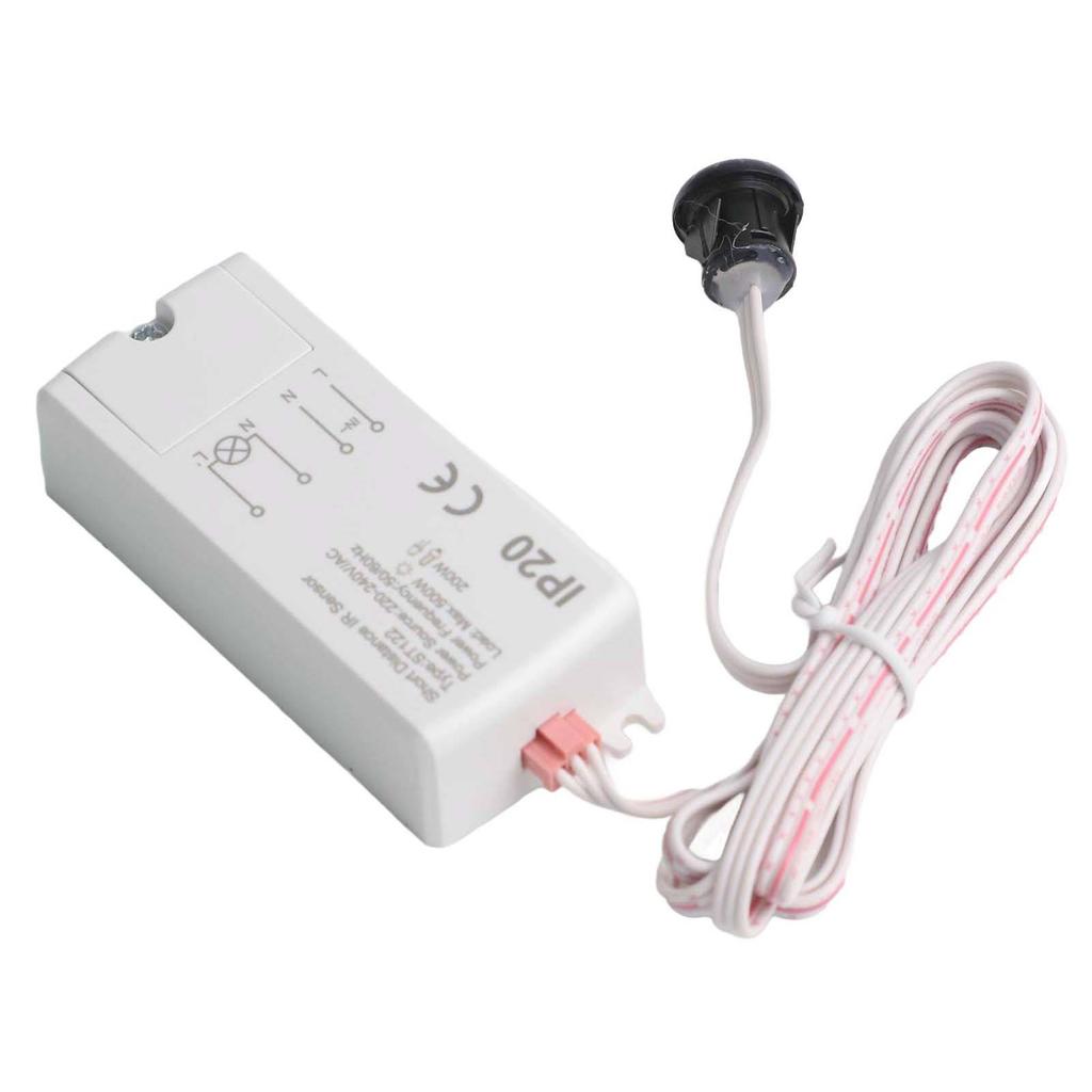 Home Lighting Controller Proximity Sensor White Infrared Switch Compact And Lightweight Design For Modern Furniture