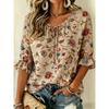 Daily Basic 3D Printed Women's Shirt, Loose Simple Casual Style, Skin-Friendly Durable Multi-scene Wear Top