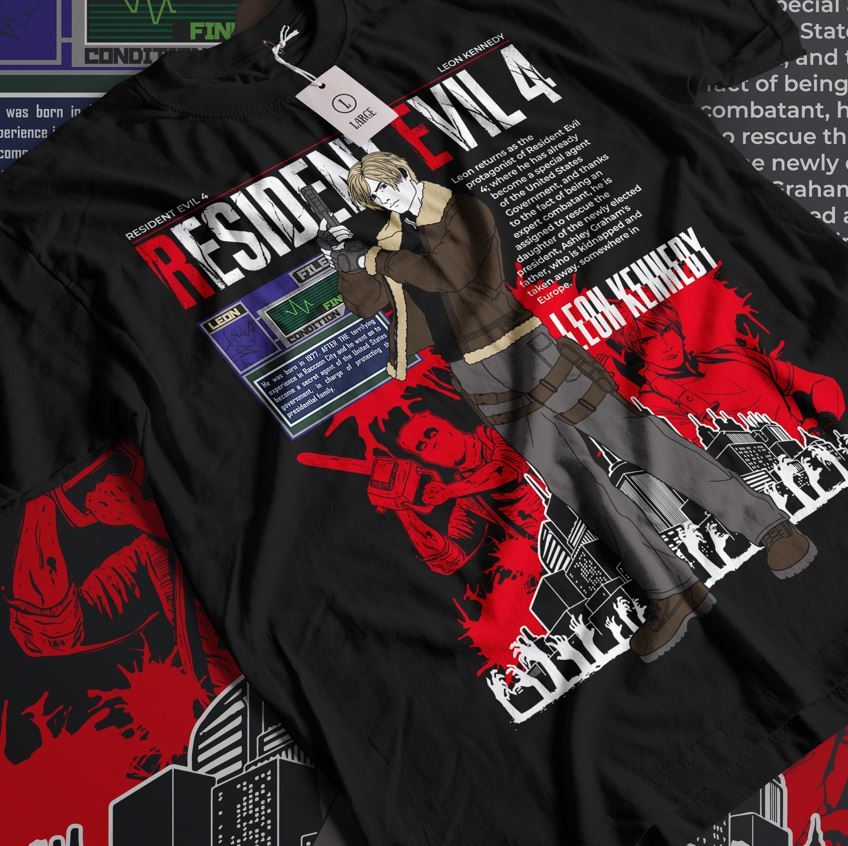 Unisex Japanese Mobile Game T-Shirt, Villains Tee Shirt